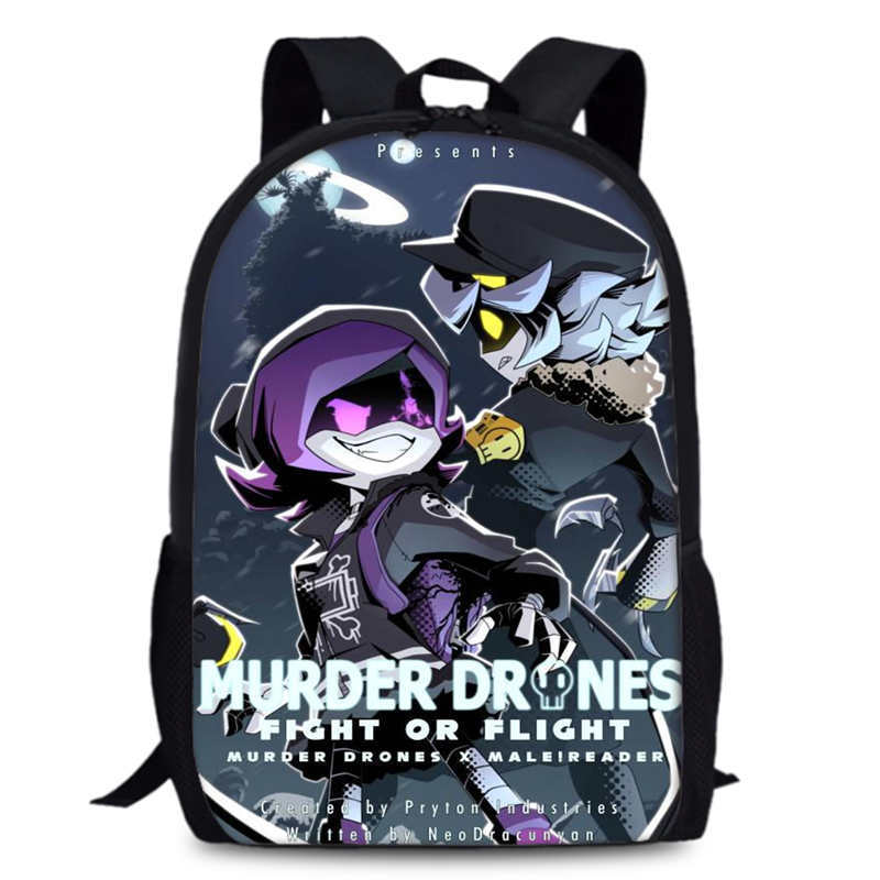 Drone Backpack - Рюкзак с персонажами аниме Murder Drones,