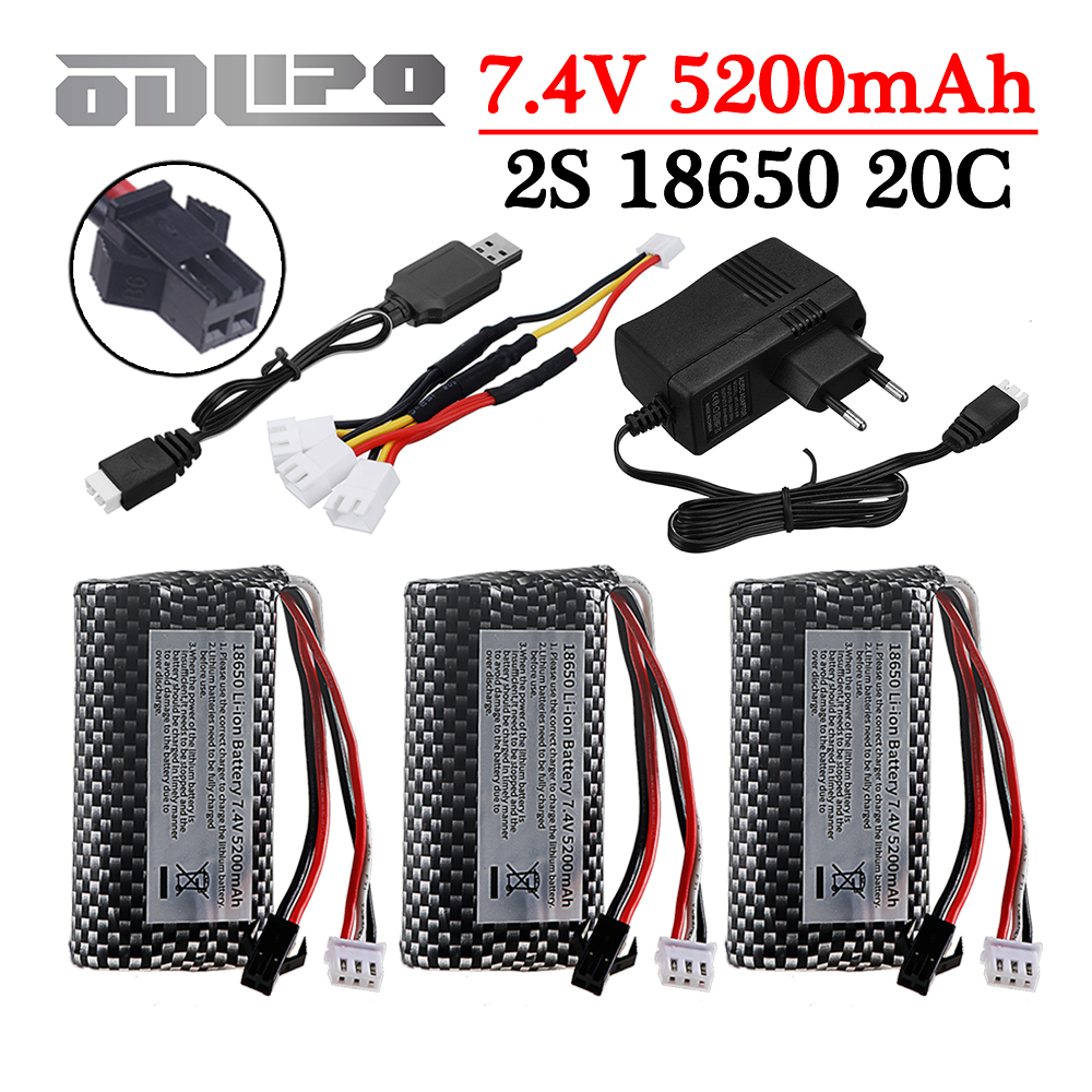 Drone Battery Charger - 18650 7,4 В, 5200 мАч, литий-ионный
