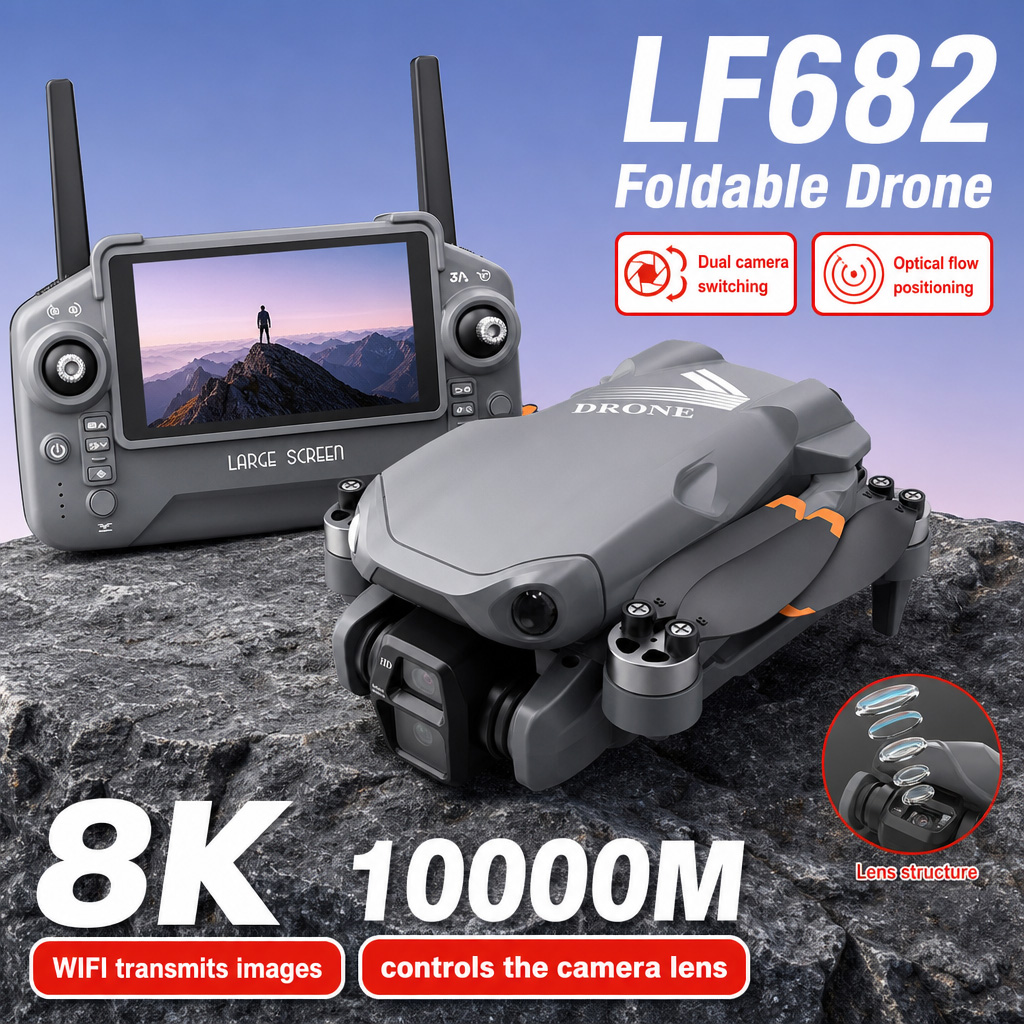 Drone Battery Charger - Дрон для аэрофотосъемки LF682 с двумя