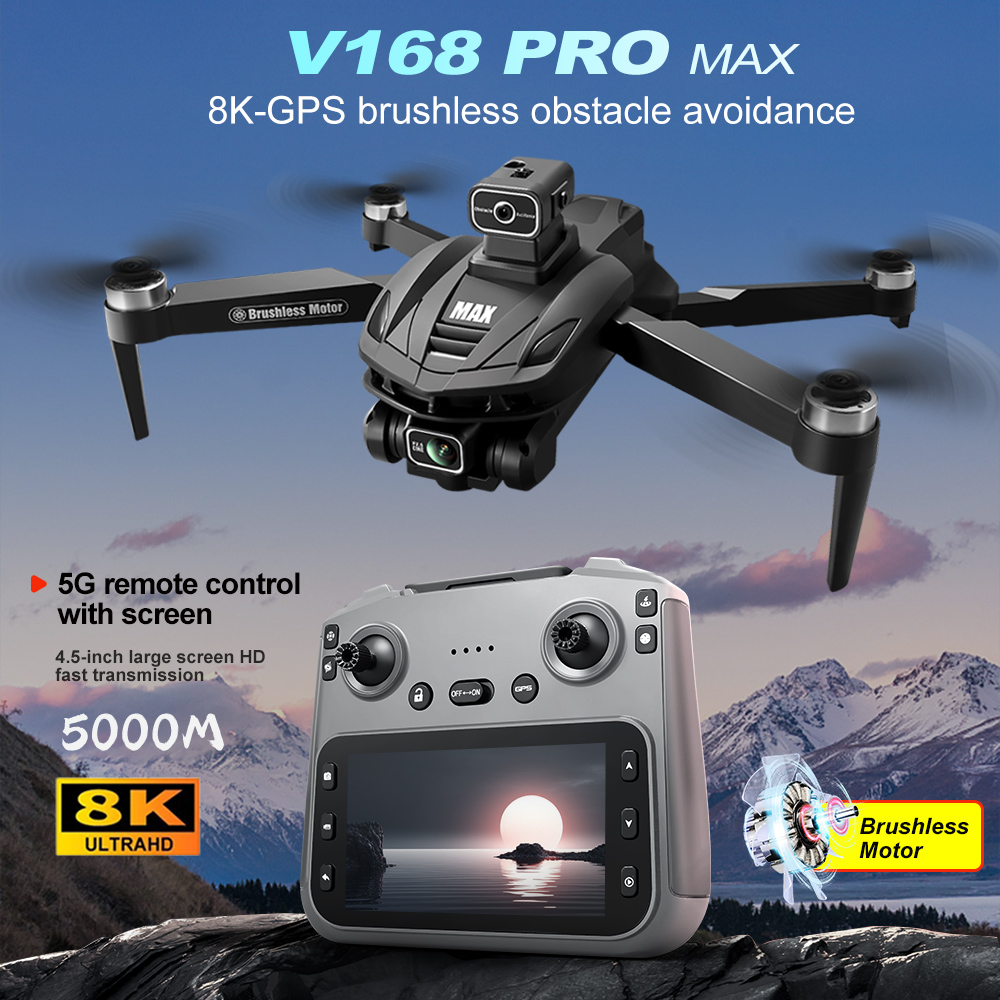 Drone Power Bank - V168 PRO Max GPS Дрон 8K