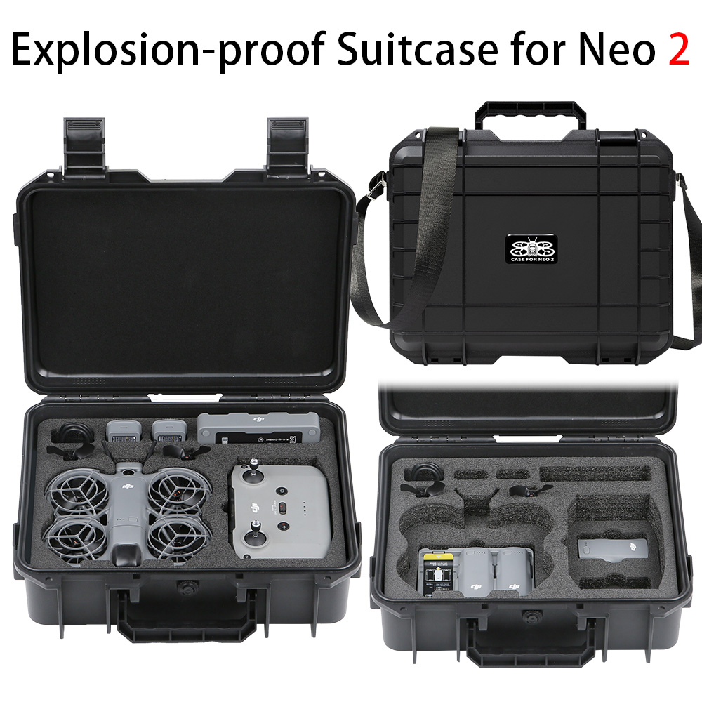 Drone Hard Shell Case - Чехол для DJI NEO 2, взрывозащищенный