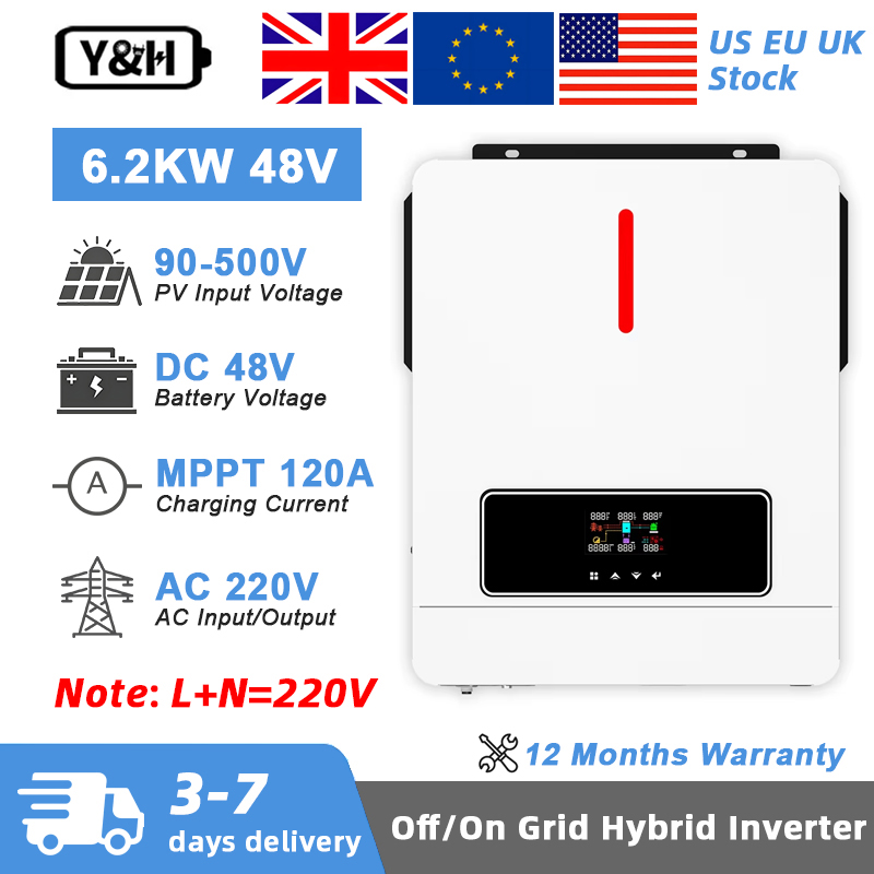 Drone Solar Charger - Гибридный солнечный инвертор Y&H 6.2 кВт,
