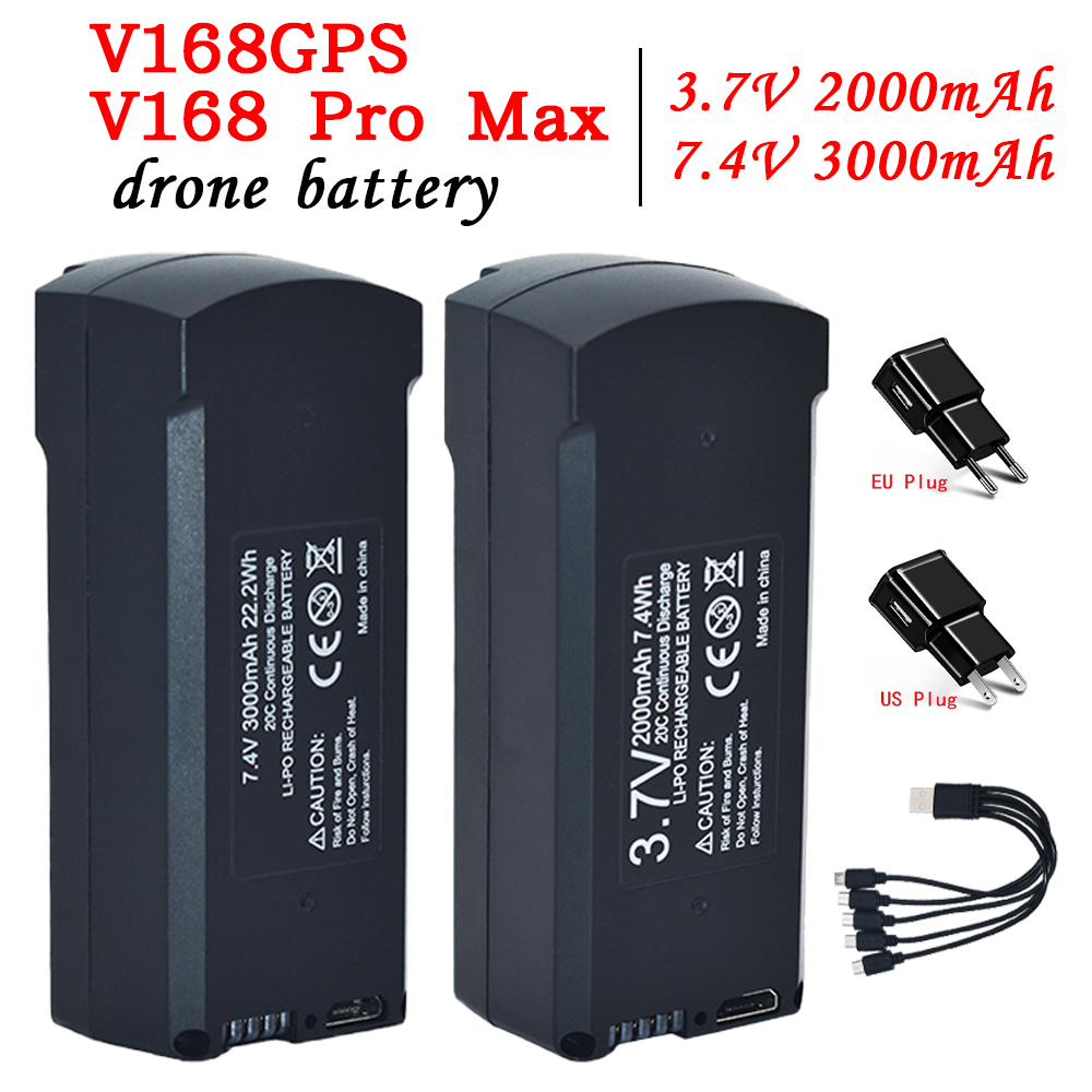 Drone Power Bank - Аккумулятор GPS V198 7.4V 3000mAh для