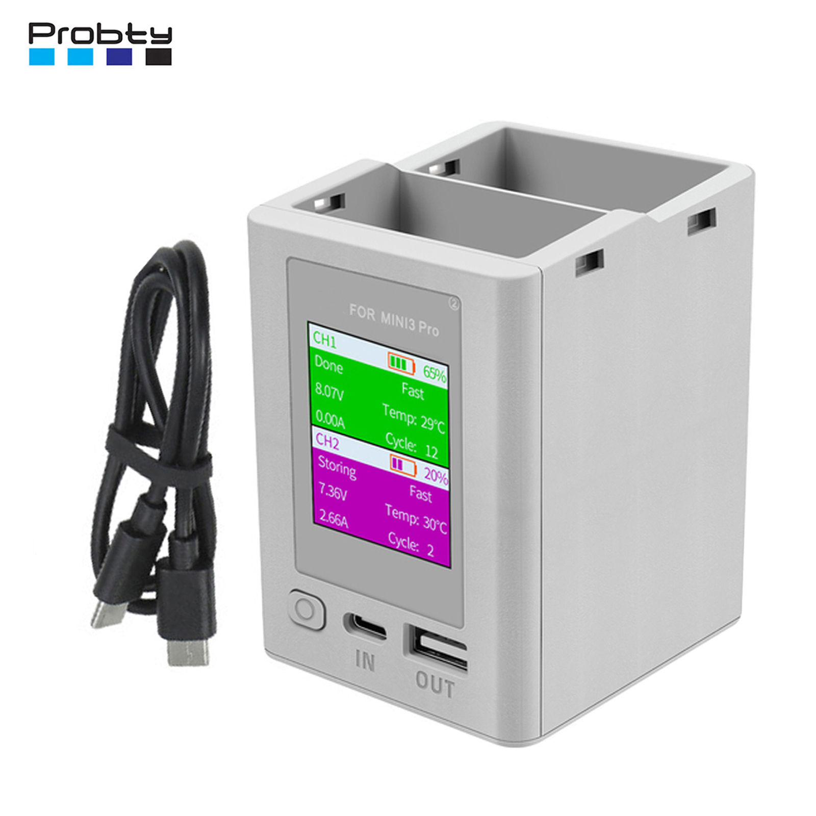 Drone Charging Hub - Зарядное устройство-концентратор для дрона DJI Mini
