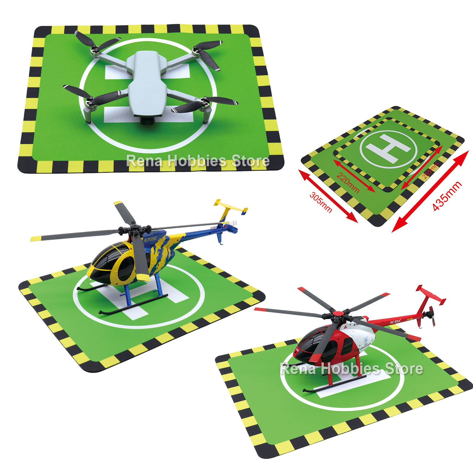 Drone Landing Pad - Посадочные площадки 2 размеров для радиоуправляемых