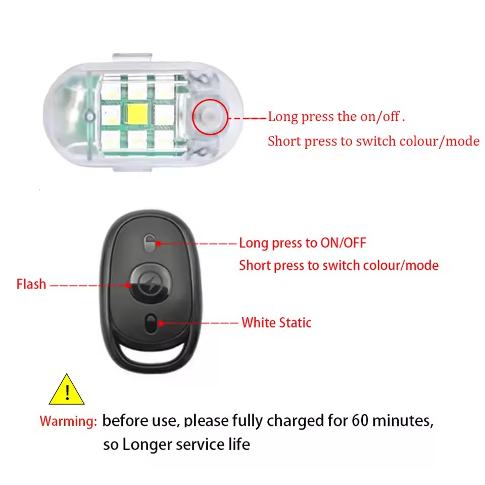 Беспроводной светодиодный стро – обзор и цена Drone Strobe Light