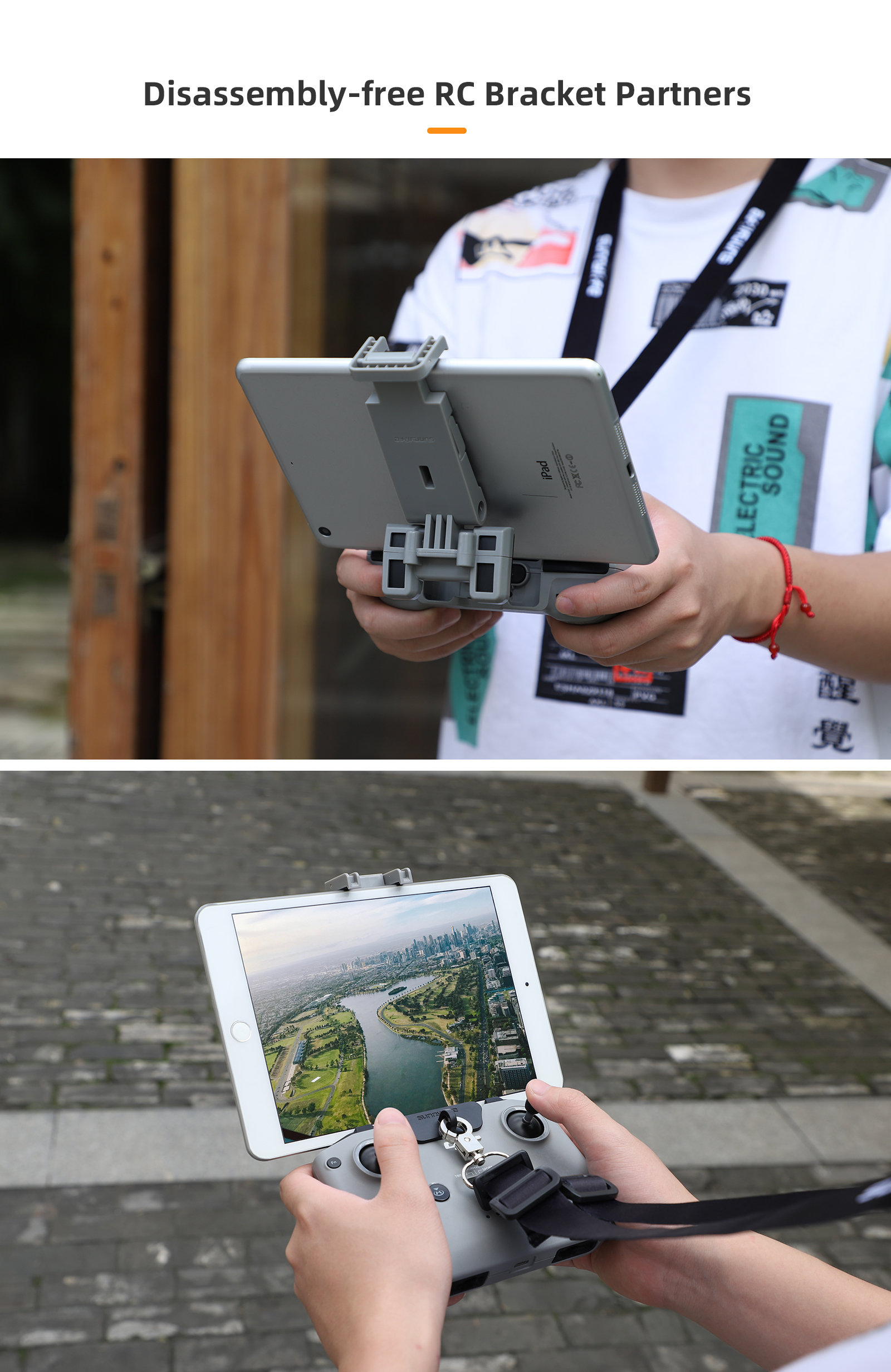 Складной кронштейн без разборк – обзор и цена Drone Tablet Mount