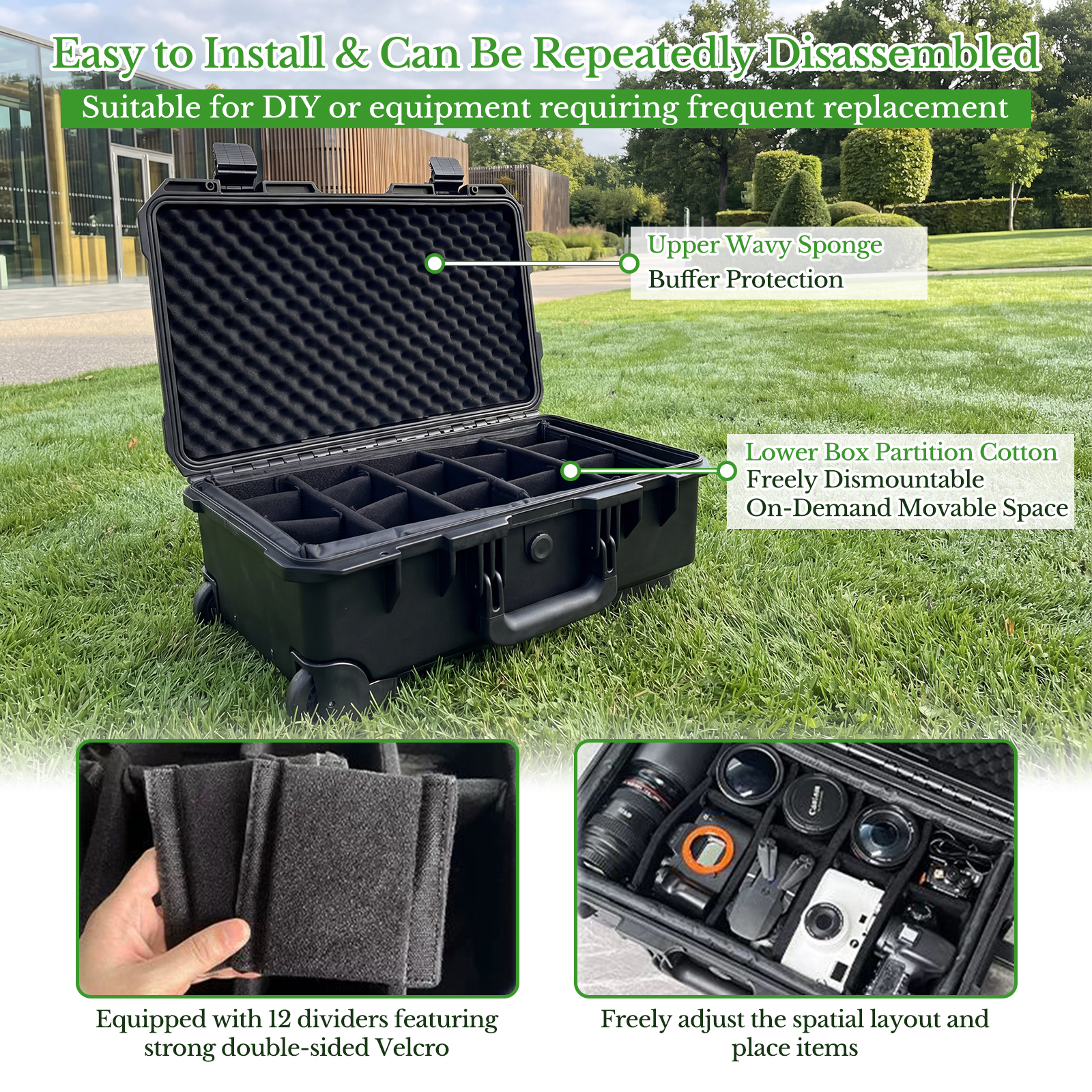 Профессиональный большой жестк – обзор и цена Drone Carrying Case