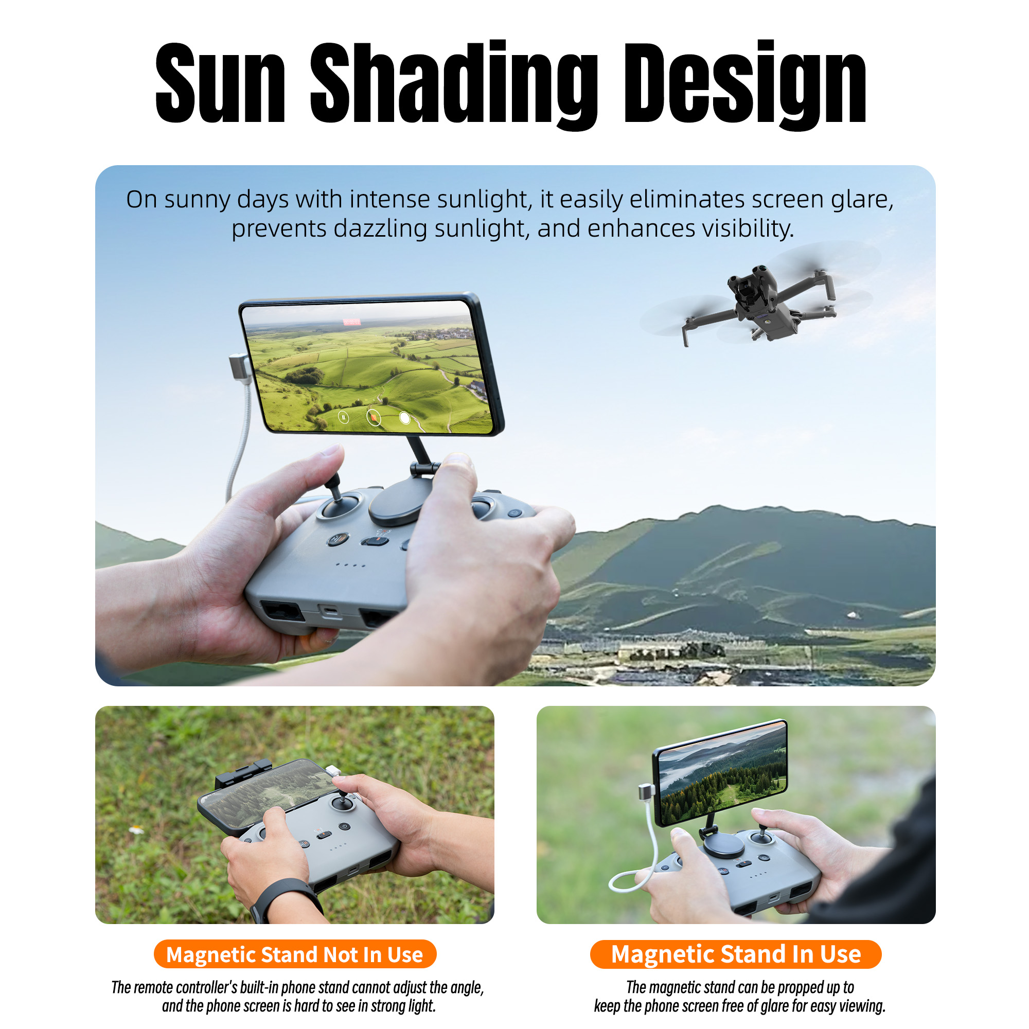 Регулируемая магнитная подстав – обзор и цена Drone Tablet Mount