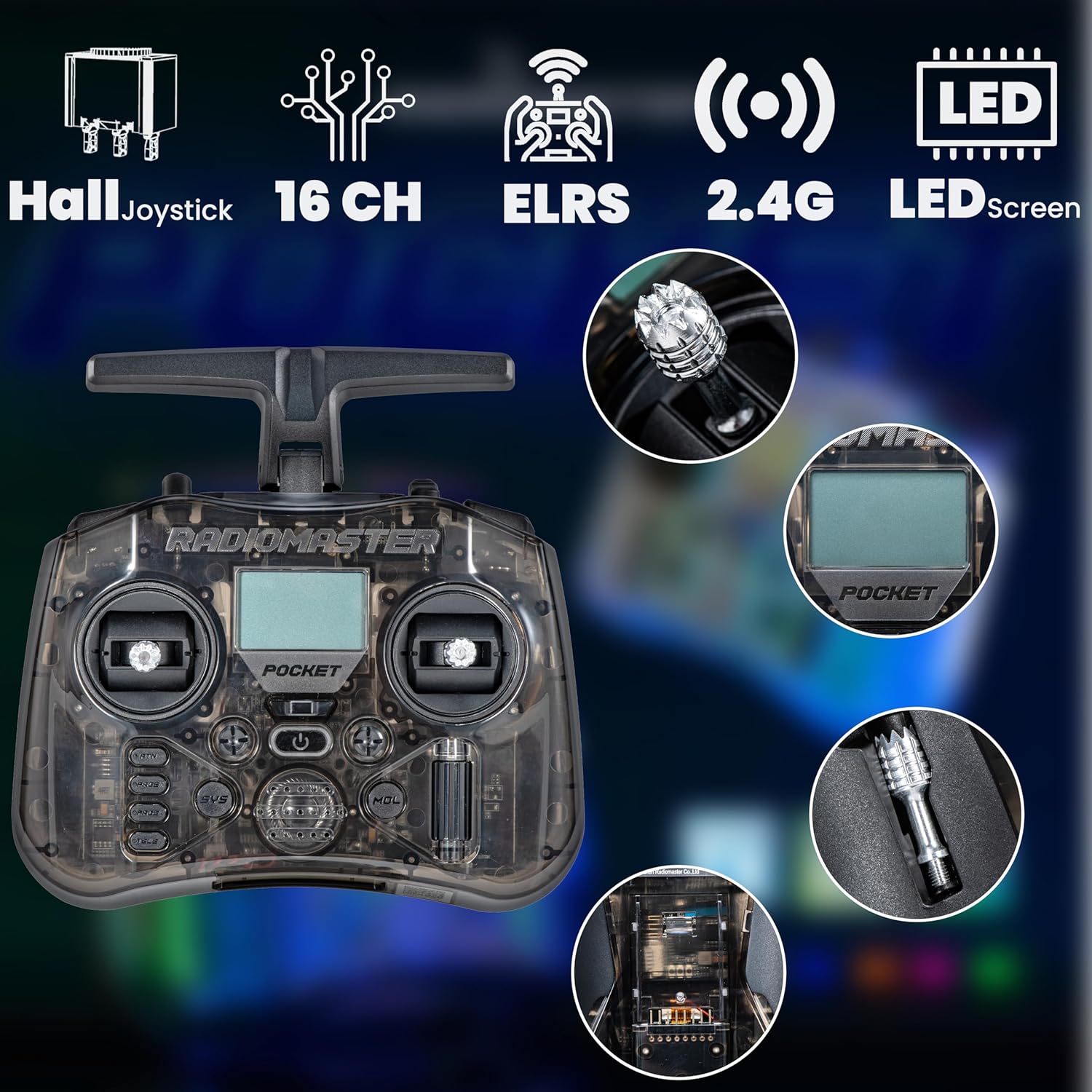 Радиоуправляемый передатчик Ra – обзор и цена Drone Control Stick