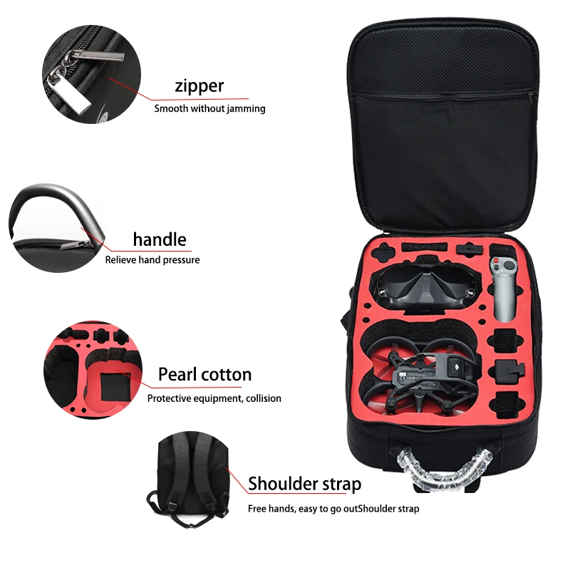 Портативный чехол, рюкзак, ней – обзор и цена Drone Backpack
