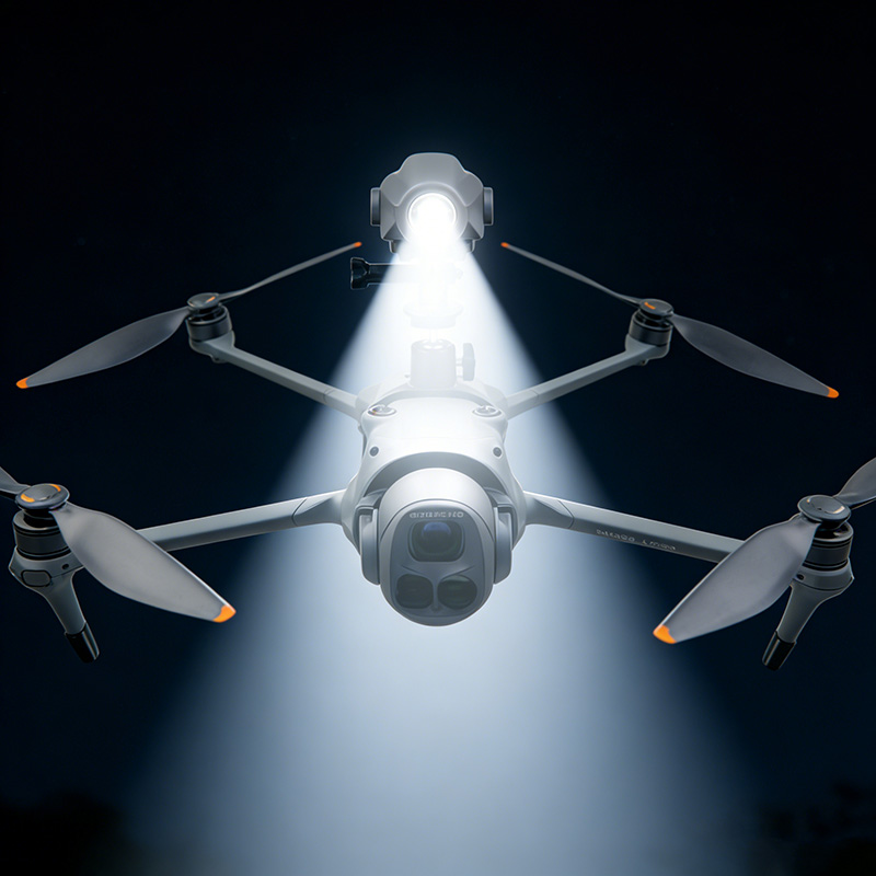 Комплект: фонарь-прожектор, ст – обзор и цена Drone Strobe Light