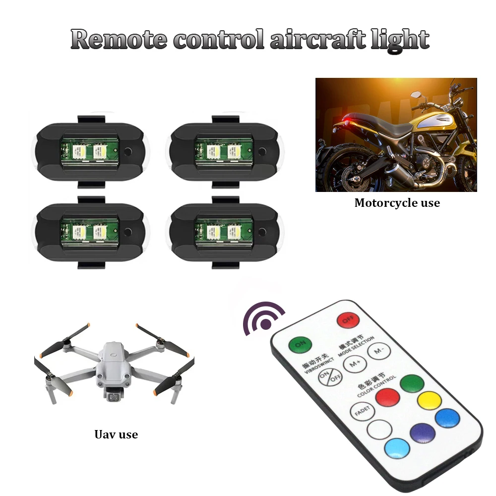 1 шт., дистанционная Светодиод – обзор и цена Drone Strobe Light