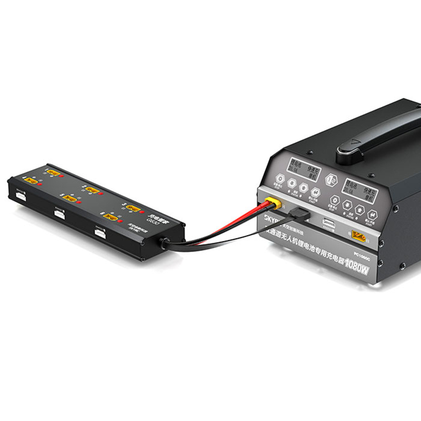 Новый зарядный хаб G630 6-в-1  – обзор и цена Drone Battery Charger