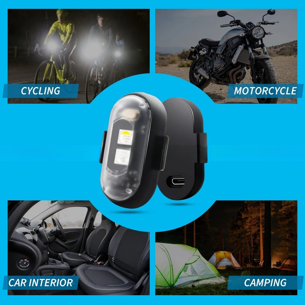 Стробоскоп для мотоцикла, RGB  – обзор и цена Drone Strobe Light