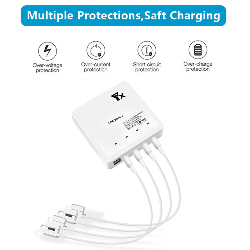 YX 6IN1 Быстрое умное зарядное – обзор и цена Drone Charging Hub