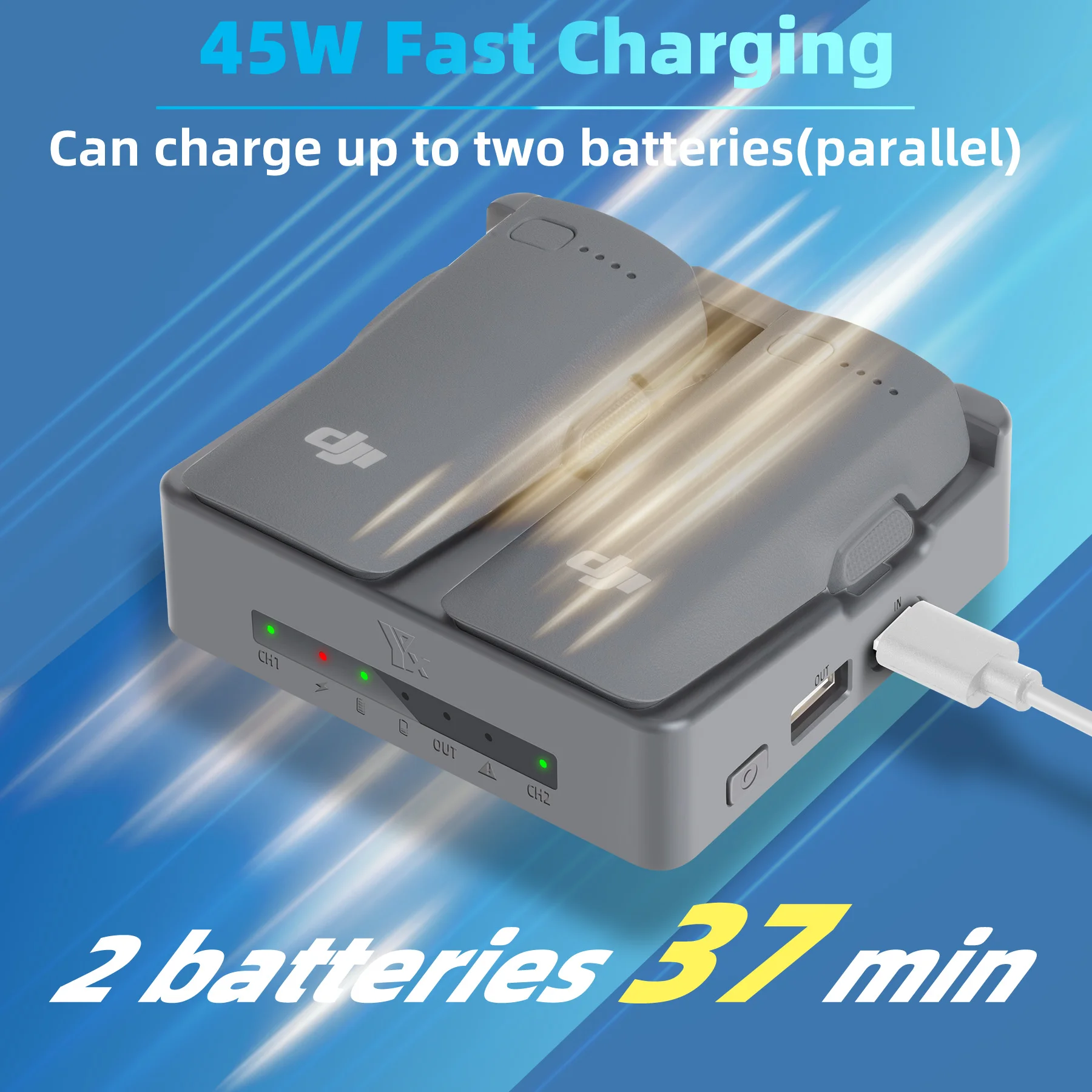 NEO 2, концентратор быстрой за – обзор и цена Drone Charging Hub