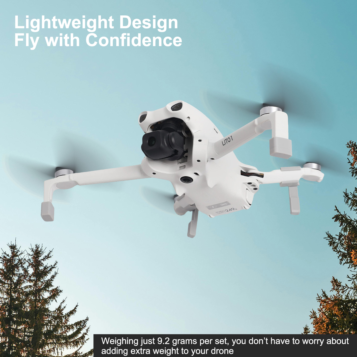 Удлинитель шасси для дронов DJ – обзор и цена Drone Landing Pad