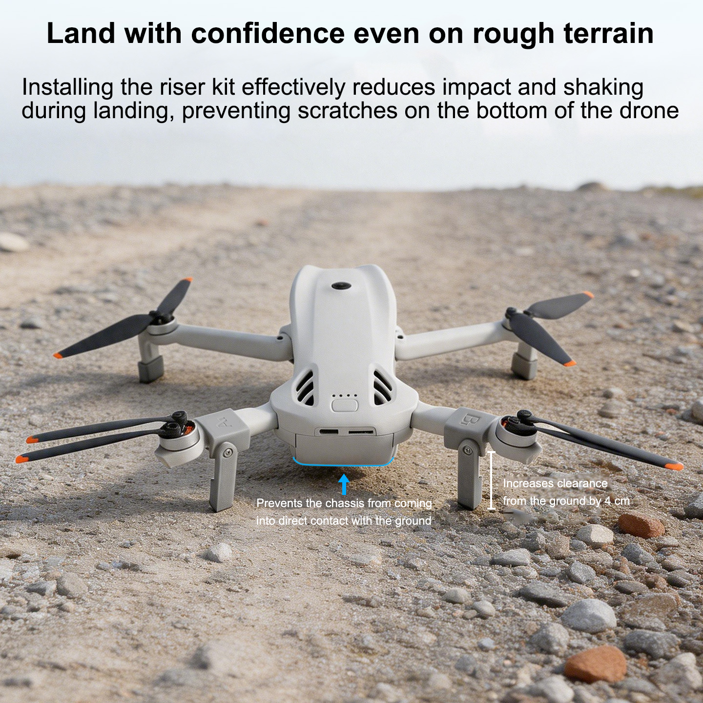 Удлинитель шасси для дронов DJ – обзор и цена Drone Landing Pad
