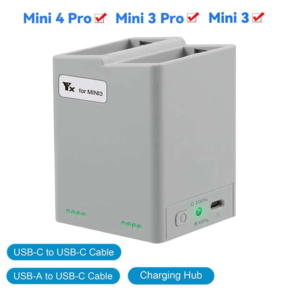 Для DJI Mini 3Pro/4Pro аккумул – обзор и цена Drone Charging Hub