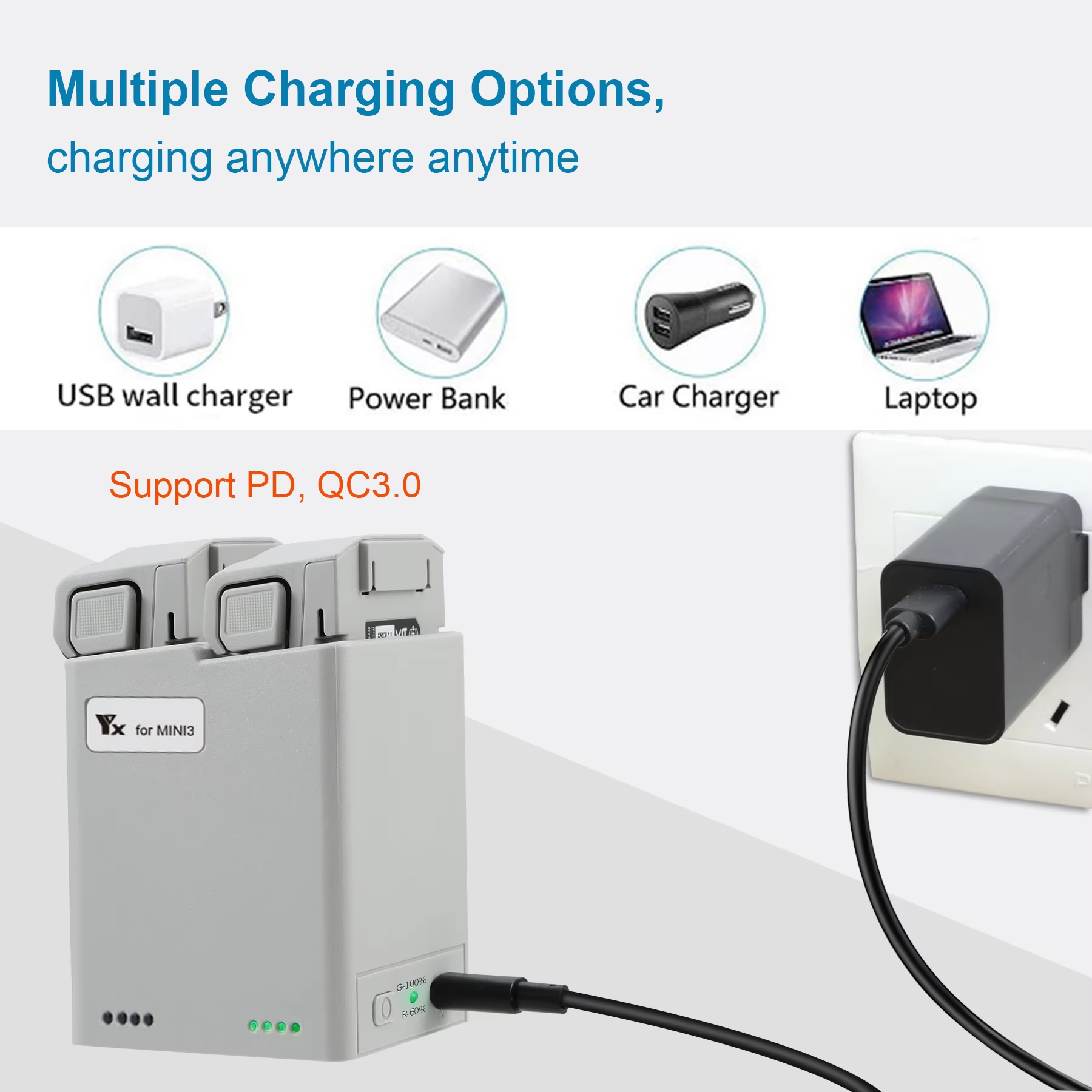 Для DJI Mini 3Pro/4Pro аккумул – обзор и цена Drone Charging Hub