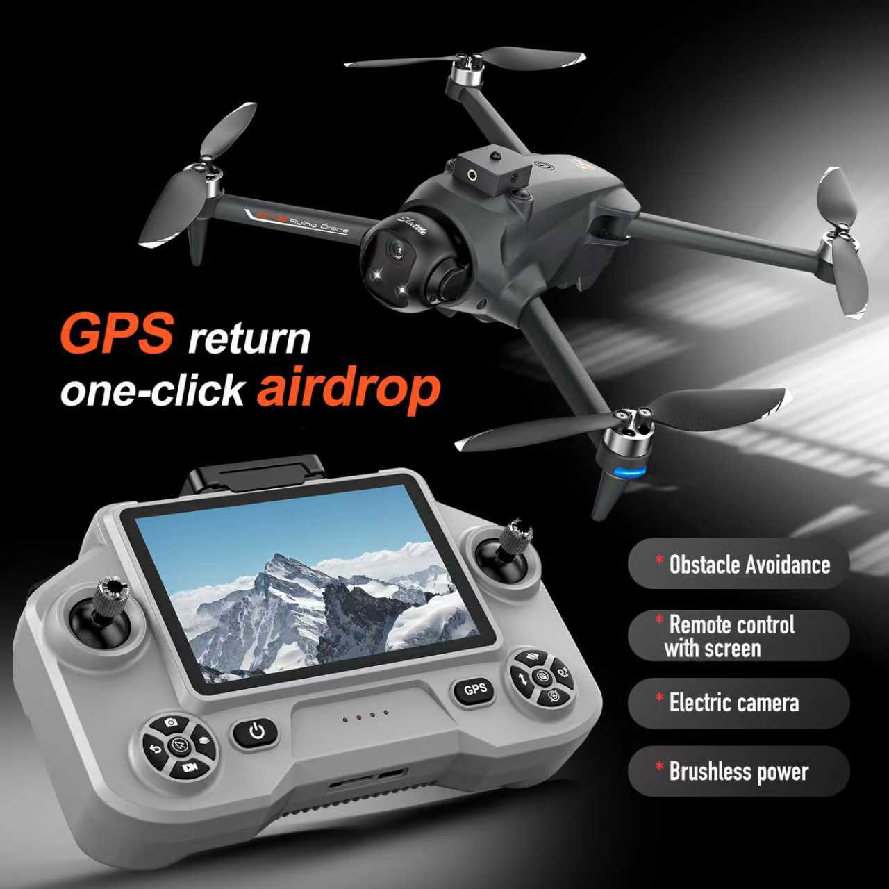 Квадрокоптер YL059 FPV GPS с д – обзор и цена Drone Beacon Light