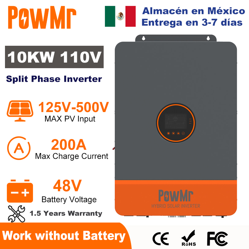 PowMr 10 кВт разделенный фазов – обзор и цена Drone Solar Charger